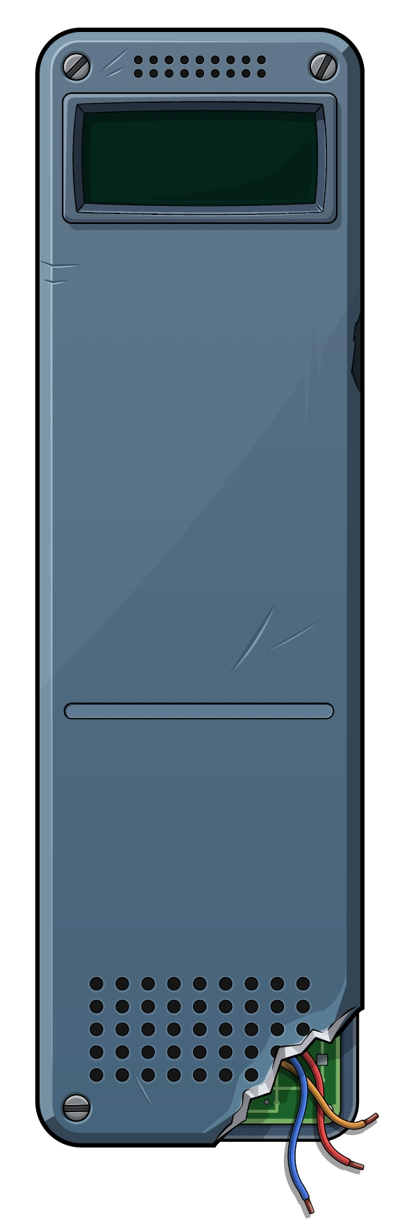 the elevator's call panel